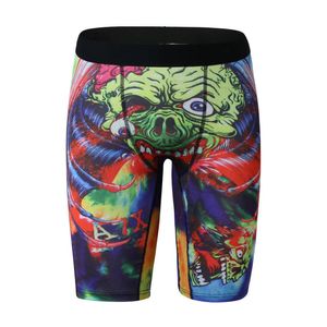 Luxe herenboksshorts mode nieuwe hiphop ondergoed sexy katoenen boksers geometrische gedrukte kleding high street snel droge gemengde kleur 10 stijlen maat s-xxxl