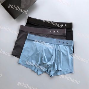 Boxers de luxe pour hommes, sous-vêtements classiques pour hommes, Boxer avec lettres imprimées, sous-vêtements en coton doux