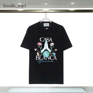 Luxe Hommes Casablanc Designer T-shirt Chemises Vêtements Mode Tees Marque Tshirt Top Armée Homme Coton Manches Hommes Vêtements Survêtement Loisirs Femmes Vêtements 9203