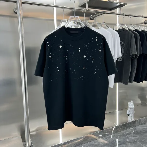 Camisetas casuales para hombre de lujo Diseñador de ropa Camiseta de manga corta Medusa 100% algodón de alta calidad al por mayor en blanco y negro Camisetas para hombres