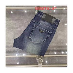 Jeans de concepteur de luxe pour hommes jeans pour hommes jeans slim fit pantalon triangle de haute qualité jeans petit pantalon de jambe régulière