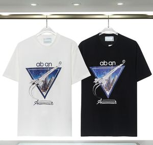 Luxury Mens Designer T-shirt Black White Letter des chemises imprimées à manches courtes Brand de mode de mode Top Tees Taille asiatique S-3XL