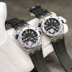 Reloj mecánico de lujo para hombre Ap15703 Royal Offshore Classic Sports Reloj de pulsera completamente automático con cinta Swiss Es Brand
