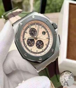 Luxury heren Mechanisch horloge Classic Brand Oak Highded Trend Multicolor es Swiss ES PolsWatch3997823