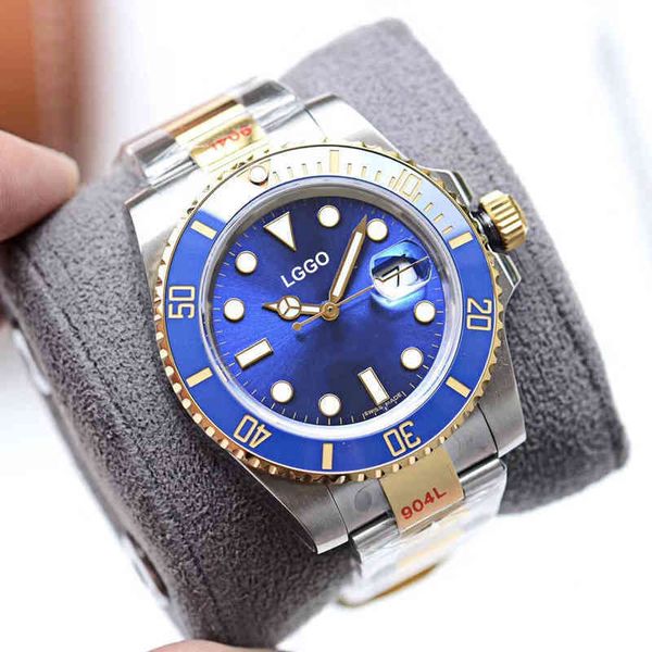 Reloj mecánico de lujo para hombre, clásico, de alta calidad, automático, de marca con cierre deslizante, relojes suizos, reloj de pulsera de marca