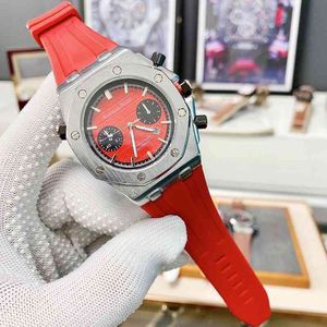 Luxury heren mechanisch horloge es roya1 0ak -serie varkens geïmporteerde beweging 42 mm Zwitsers merk polshorloge