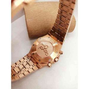 Luxury Mens mécanique montre ES Roya1 0ak 1 Chronographe Fonction Men Swiss Brand Wristwatch