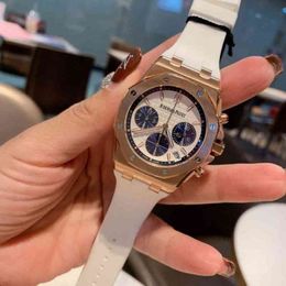 Luxury Mens Mechanical Watch ES Series Womens Chronograph Wristwatch Swiss Brand