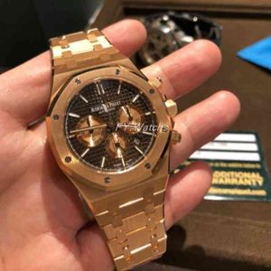 Luxury Mens Mechanical Watch Genuine Series 26331 o OO. 1220or. 02 WRISTWATCH 18K Rose Gold Swiss ES Brand