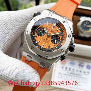 Luxury Mens Mécanique montre Luminous Roya1 0ak Series Pig 42mm Swiss ES Brand Wristwatch