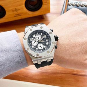 Luxe mechanisch herenhorloge Roya1 0ak Offshore-serie Hoogwaardig volledig geïmporteerd uurwerk Zwitsers Es-merkpolshorloge