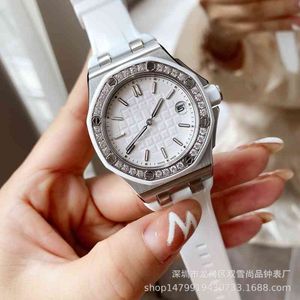 Luxury Mens Mechanical Watch Rubber Band Mirror Blue Mirror Diamond Ring CKV7 Swiss ES Brand Winbatch