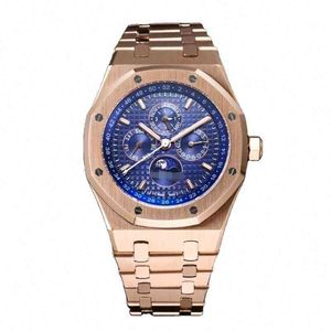 Montre mécanique de luxe pour hommes, chronographe suisse, montre-bracelet de marque 3a