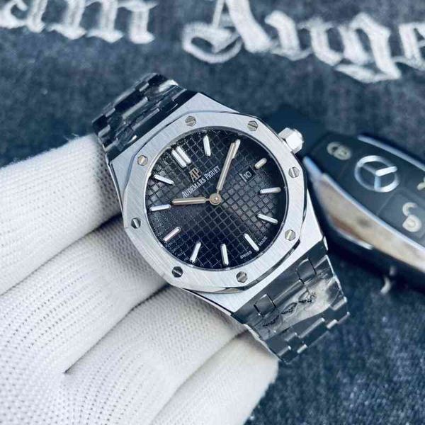 Reloj mecánico de lujo para hombre, calendario de cuarzo para mujer, correa de acero inoxidable 316, reloj de pulsera de marca suiza