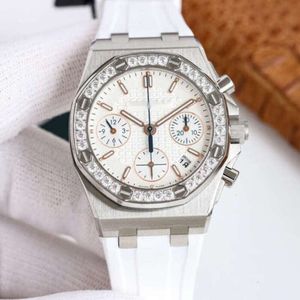 Luxury Mens Mechanicalaps Luxury Diamond Mens Watch AP Chronograph Watches Menwatch 399d Superclone Swiss Auto Mouvement mécanique UHR ALL6PINS WORK