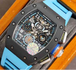 Luxe heren Mechanica Horloge Richa Horloge Milles Mechanisch Milless Heren Hoge Kwaliteit Saffier Kristal s Rm11-03 es