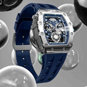 Montres-bracelets de montre mécanique de luxe pour hommes pour hommes TSAR BOMBA montre-bracelet mécanique Tonneau Design saphir cristal automatique Sport Wat