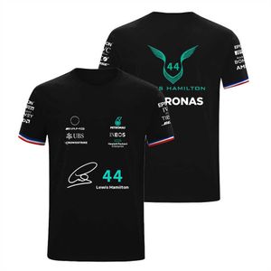Luxury Mens Petronas Brand Sweatshirts T-shirts Mercedes F1 Formule Racing Femmes T-shirts à manches longues décontractées