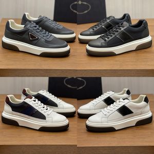 Chaussures pour hommes de luxe Designer Downtown Leather Sneakers noir blanc extérieur bas bas TRALERS TAILLE EU 38-45