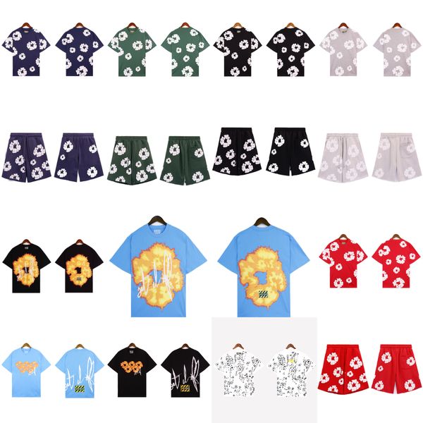 T-shirts de luxe pour hommes t-shirts designers hommes femmes hauts shorts ensemble coton hip hop t-shirts mode manches courtes ensembles de vêtements