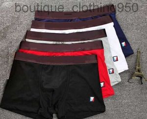 Luxe Hommes Sous-Vêtements Designer Boxer Solide Couleur Lettre Imprimé Slip Pur Coton Respirant Sport Shorts 3pce/lot