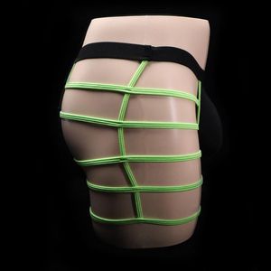 Luxury Mens Underwear Underpants Hollow Out Boxer Shorts Sexy Cross Strap Men Boxers Mid Rise Brief