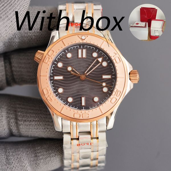 Luxury Mens Watch 42 mm de haute qualité Watch SEA Watch Designer Mens Watch en acier inoxydable Sapphire Verre Affiche King Watch King Montre de Luxe
