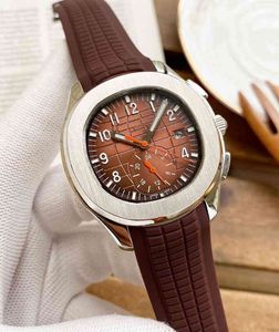 Luxury heren Watch 5164R-001 20 kleur rubberen band automatische mechanische oranje sport dames horloges