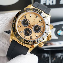 Reloj de lujo para hombre, mecánico automático, de acero inoxidable, relojes deslizantes, reloj de pulsera deportivo de 40 mm para hombre, resistente al agua, clásico Orologio di Lusso