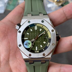 Luxury heren Watch Designer Watch Automatisch mechanisch horloge 42 mm bezel Sapphire Watche Watche Watch Mens Silica Gel Bracelet Watch