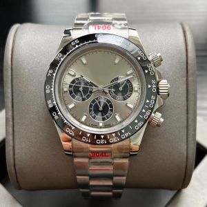 Luxe herenhorloge Designer horloges Dtna 40 mm Mode Keramiek Zwarte rand Mechanisch SS 2813 Automatisch uurwerk voor mannen Aaa Horloges Horloges