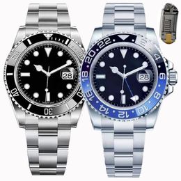 Luxe herenhorloge designer horloges Verschuifbare verstelbare gesp Horloges Mechanisch automatisch 40 mm saffier rlx 904L roestvrij staal montre de luxe 116610 orologio