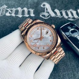 Luxe herenhorloge modeontwerper automatisch uurwerk mechanisch horloge keramische ring roestvrijstalen band dameshorloge kan saffier waterdicht toevoegen