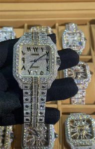 Montre de luxe pour hommes moissanite Mosang pierre diamant montre mouvement montre pour hommes TOP montre de luxe montre-bracelet mécanique automatique 904L 1026