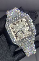 Luxury Mens Watch Moving Watches MenWatch Out Watch Moissanite Watch Wallwatch Automatique Montre Designer Watches for Men Diamond Watch Montre de Luxe 092