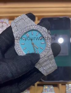 Luxury Mens Watch Move Watchs Menwatch Iced Out Watch Moissanite Watch Wristwatch Automatique Montre Designer Montres pour hommes Diamond Watch Montre de Luxe 014