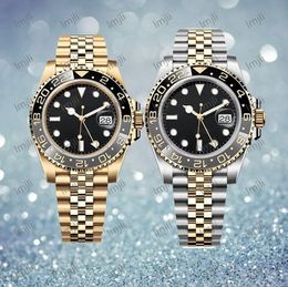Montre de luxe pour hommes Montres pour hommes montres de haute qualité 40mm montre mécanique automatique en acier inoxydable bleu noir céramique saphir montres montre de luxe