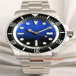 luxe herenhorloges 44mm SEA-DWELLER 126660 automatisch horloge Keramische lunette Roestvrijstalen horloges Glide lock sluiting 2813 beweging m259q