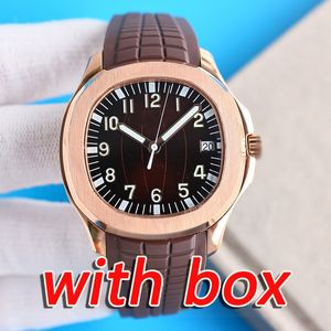 Reloj para hombre Relojes de diseño Relojes de movimiento de maquinaria automática de alta calidad 904L PP Acero inoxidable completo Luminoso Impermeable AAA Zafiro Moda con caja