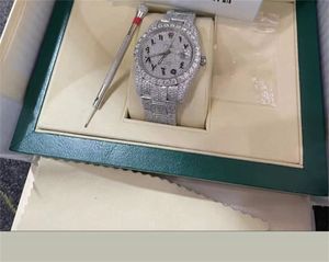 montres de luxe pour hommes moissanite Mosang pierre diamant montre mouvement montres pour hommes TOP montre de luxe montre-bracelet Mécanique automatique 904L 1028
