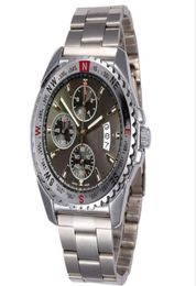 Luxury Mens Watchs Mouvement Quartz Chronographe Gray Dial Wrist Wrists F1 Racing Men039s Sport Watch Sport5003802