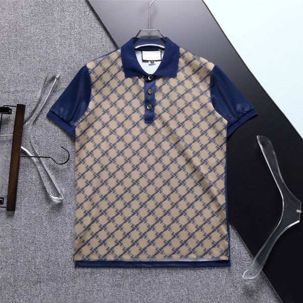 Luxe Hommes T-Shirts Polos Lettres Classique Premium Casual Hommes Manches Courtes Coton Confort Tendance Été