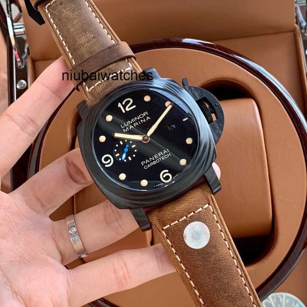 Luxury Mens Wristwatch Watches Designer Watch for Mechanical Special Edition Series Carbon Fibre Case Fashion Sport APFR