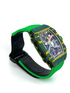 Relojes de pulsera de lujo para hombre RM67-02 Reloj extraplano con esfera esquelética para hombre de alta calidad