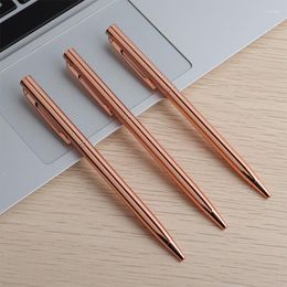 Luxury Metal Ballpoint Pens Rose Gold Business Offices Accessoires ACCESSORIES DE FÊTE DE POURTURE ANNIVERSAIRE