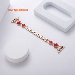 Luxe metalen diamant slanke slimme riemen glitter Apple Watchband 41 mm 38 mm 40 mm 42 mm 44 mm Iwatch -serie 7 6 5 3 2 1 Apple Watches SE 8 45mm Rose Gold Cute Band voor vrouwen