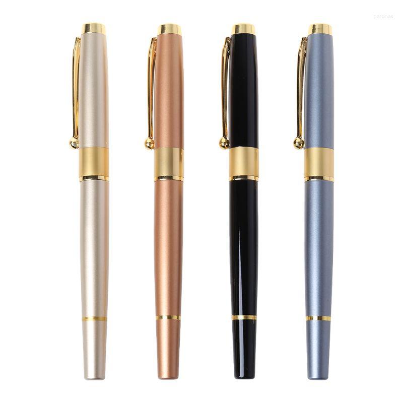 Luxury Metal Neutral Gel Ink Sign Signature Pen Writing Stationery Office Suppli