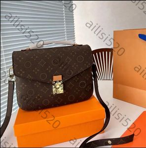 Luxury Métis Enveloppe Messenger Wallet Designer Sac pochette Femmes Vérineurs en cuir Mentide Lady Sac Cross Cross Body Sling Vintage Totes Sac à main