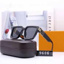 Luxe Millionaire Designer-zonnebril voor heren en dames Luxe merkzonnebril Authentieke uv400 Adumbral-zonnebril jo99a