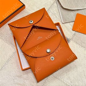 Porte-monnaie de luxe Mini porte-cartes pour femmes Portefeuille de créateur Calvi Mini portefeuilles en cuir véritable Hasp Mens Mode Poche à monnaie Courte Porte-monnaie Porte Carte